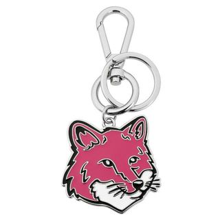 メゾンキツネ(MAISON KITSUNE')の新品 メゾン キツネ MAISON KITSUNE キーホルダー METAL KEYRING フクシア(キーホルダー)