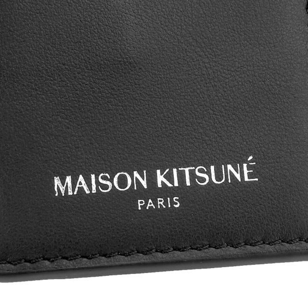 MAISON KITSUNE'(メゾンキツネ)の新品 メゾン キツネ MAISON KITSUNE カードケース ブランドグッズ ブラック レディースのファッション小物(名刺入れ/定期入れ)の商品写真
