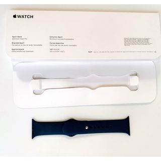 アップルウォッチ(Apple Watch)のApple Watch  Apple純正スポーツバンド　ストームブルー(その他)