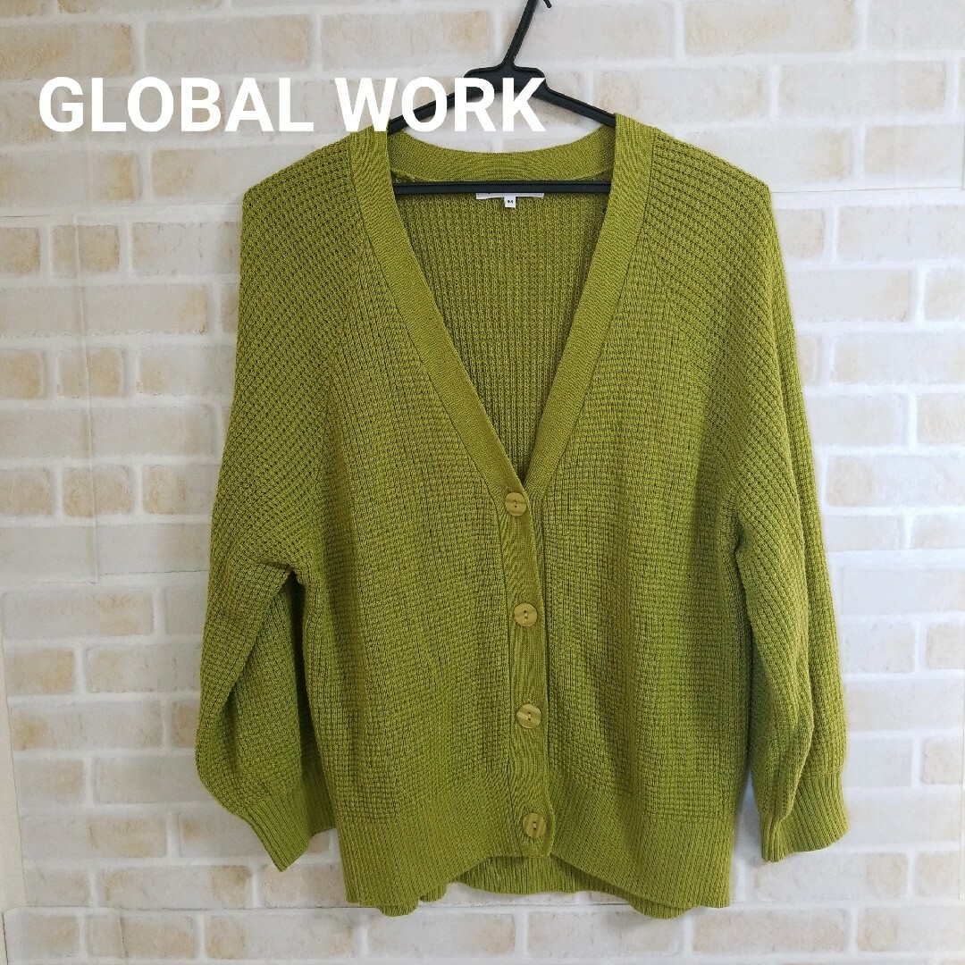 GLOBAL WORK(グローバルワーク)の【本日削除/最終値下】GLOBAL WORK ニットカーディガン レディースのトップス(カーディガン)の商品写真