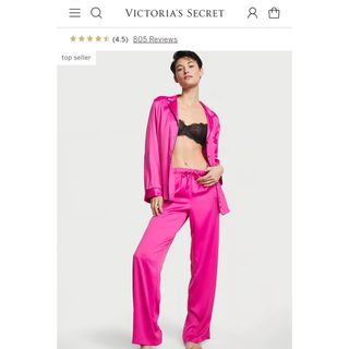 ヴィクトリアズシークレット(Victoria's Secret)の新品Victoria’s Secret Satin Long Pajama(パジャマ)