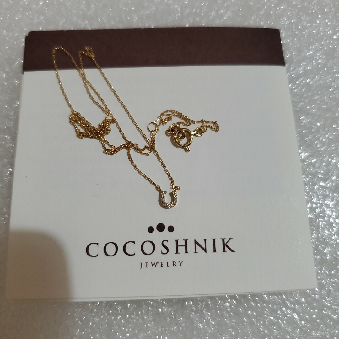 COCOSHNIK(ココシュニック)のココシュニック　ダイヤ　馬蹄　ネックレス レディースのアクセサリー(ネックレス)の商品写真