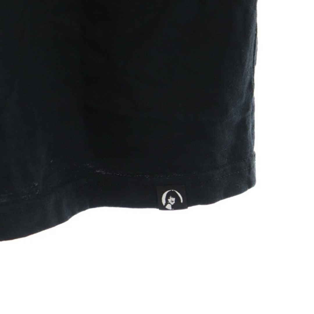 約48cm着丈ヒステリックグラマー ホーリーロック Tシャツ 半袖 スパンコール装飾 黒