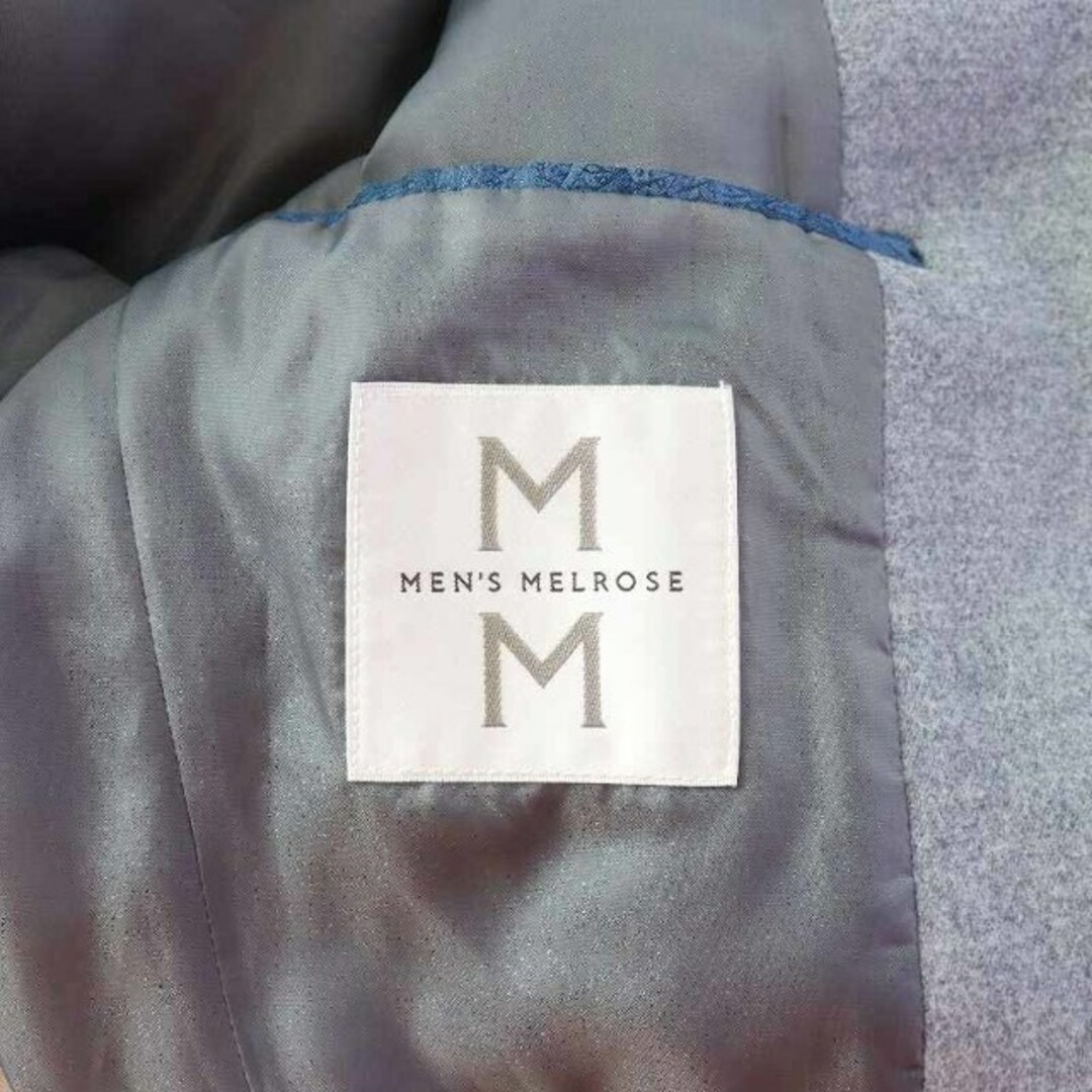 MEN'S MELROSE(メンズメルローズ)のMEN'S MELROSE ポリエステルメルトンチェスターコート S グレー メンズのジャケット/アウター(その他)の商品写真