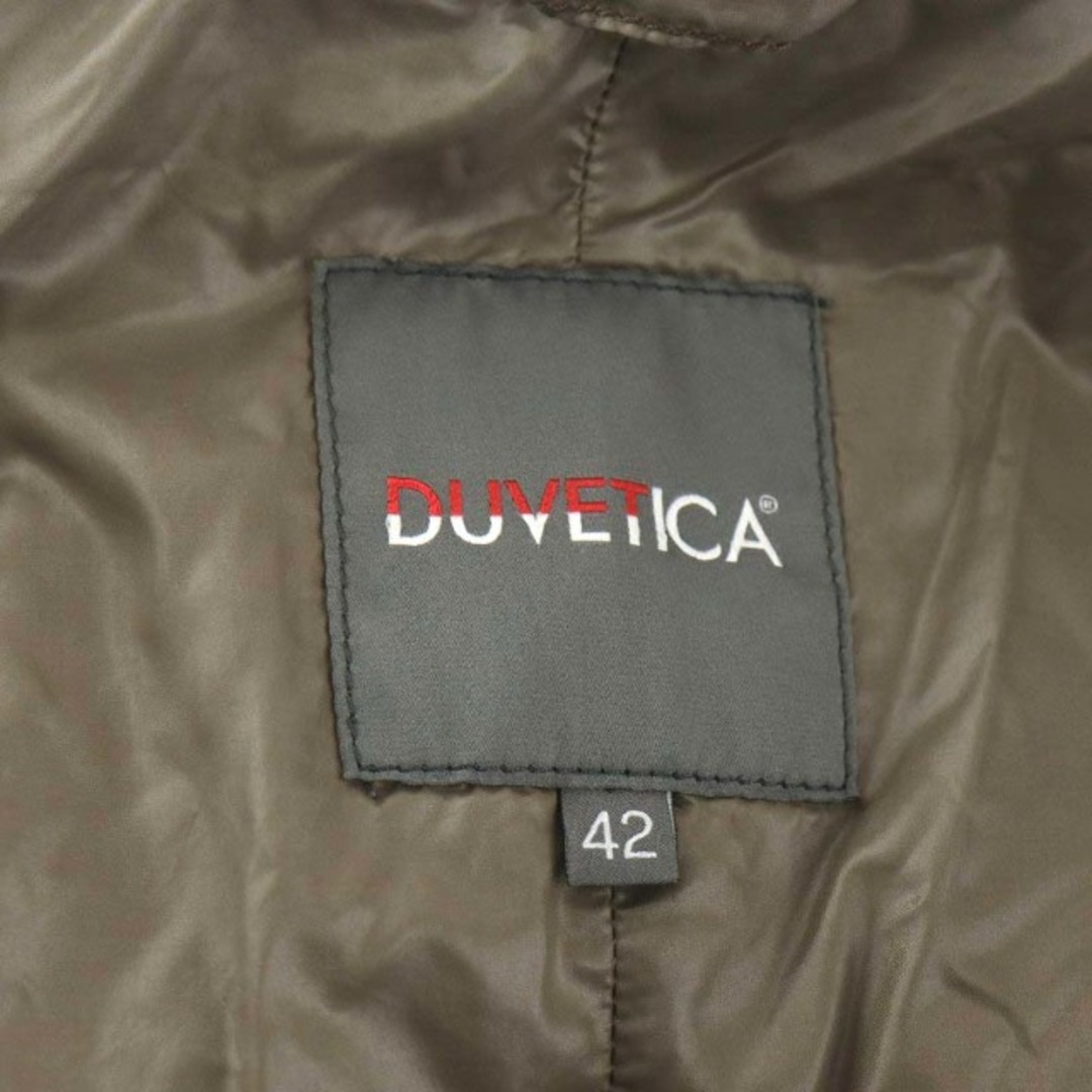 DUVETICA(デュベティカ)のデュベティカ アルキメデ ALCIMEDA ダウンコート ロング丈 42 L 茶 レディースのジャケット/アウター(ダウンコート)の商品写真
