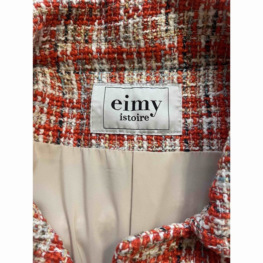 eimy istoire(エイミーイストワール)の新品　eimy istoire ツイード　トップス　ジャケット　人気　完売 レディースのジャケット/アウター(ノーカラージャケット)の商品写真