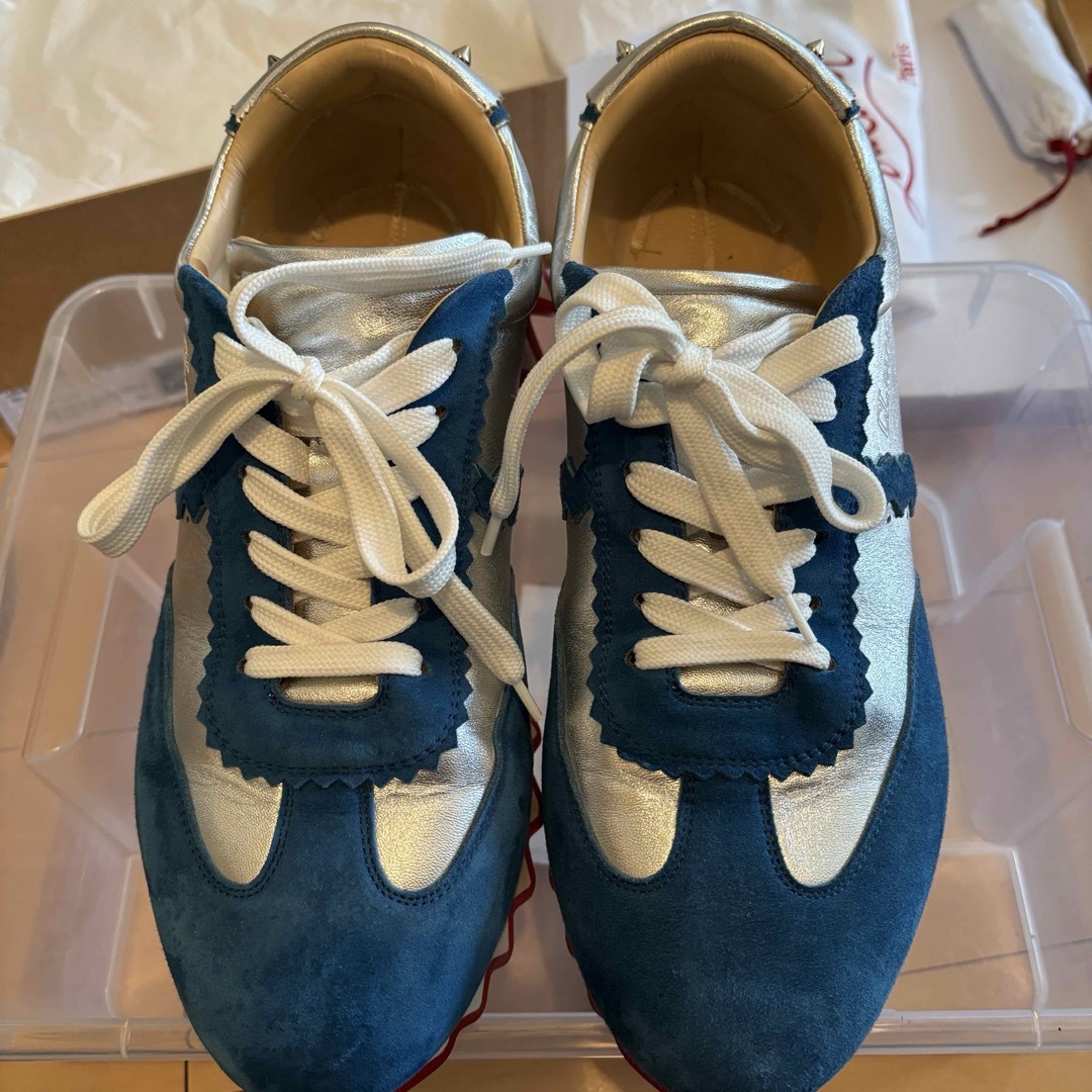 christian louboutin shark スニーカー 27.5 christian louboutin shark スニーカー 27.5