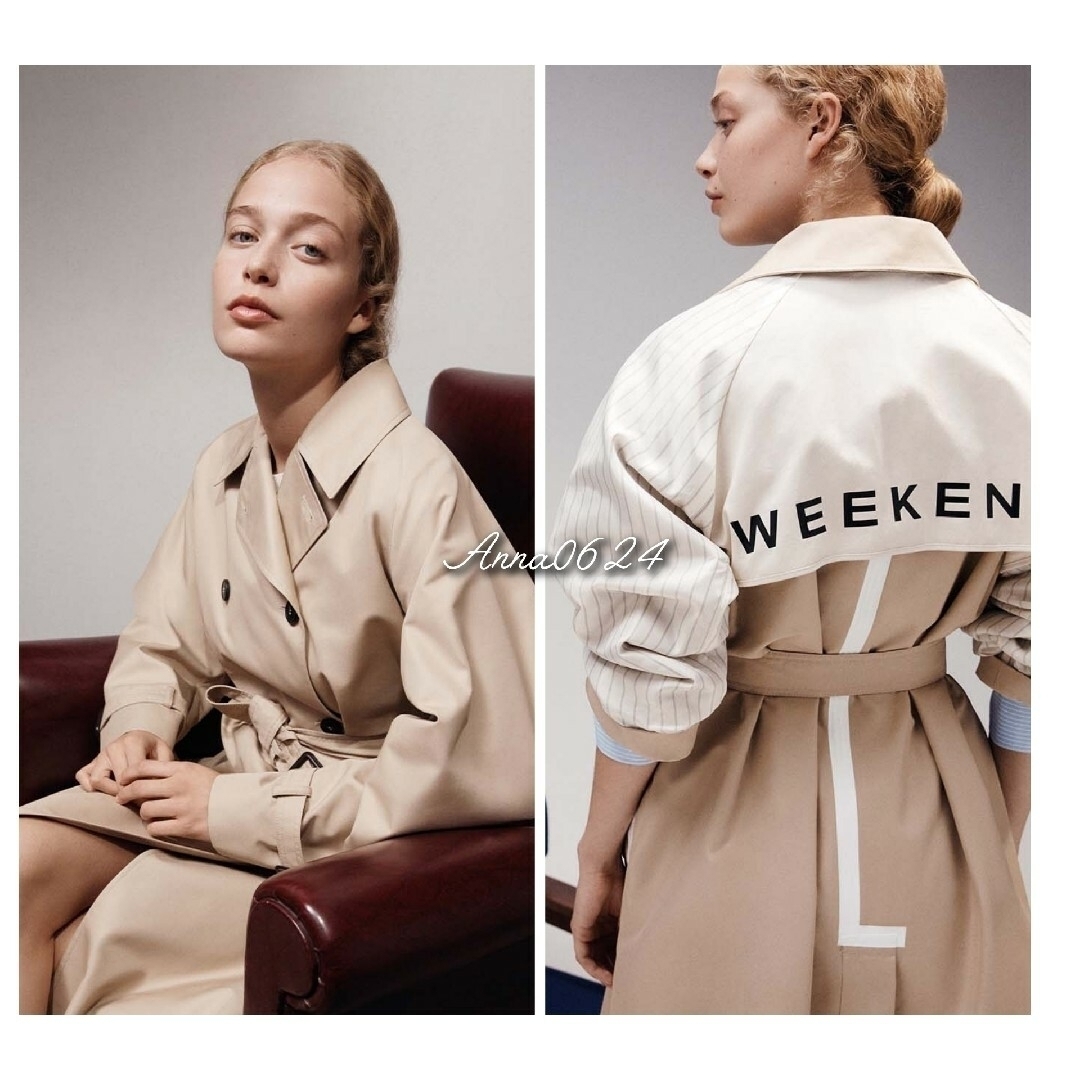 ジャケット/アウター【極美品】 MaxMara WEEKEND リバーシブル トレンチコート