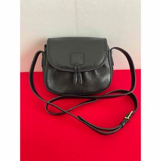 セリーヌ(celine)のCELINE セリーヌ　ヴィンテージ ショルダーバッグ　レザー　黒　タッセル(ショルダーバッグ)