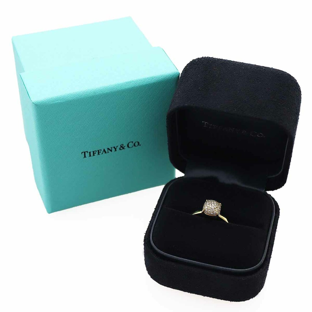 Tiffany & Co.(ティファニー)のTIFFANY&Co ティファニー ダイヤモンド シュガースタック リング パロマピカソ 750 K18 YG イエローゴールド 日本サイズ約12号 #52【送料無料】【代引き手数料無料】【中古】23300504 レディースのアクセサリー(リング(指輪))の商品写真