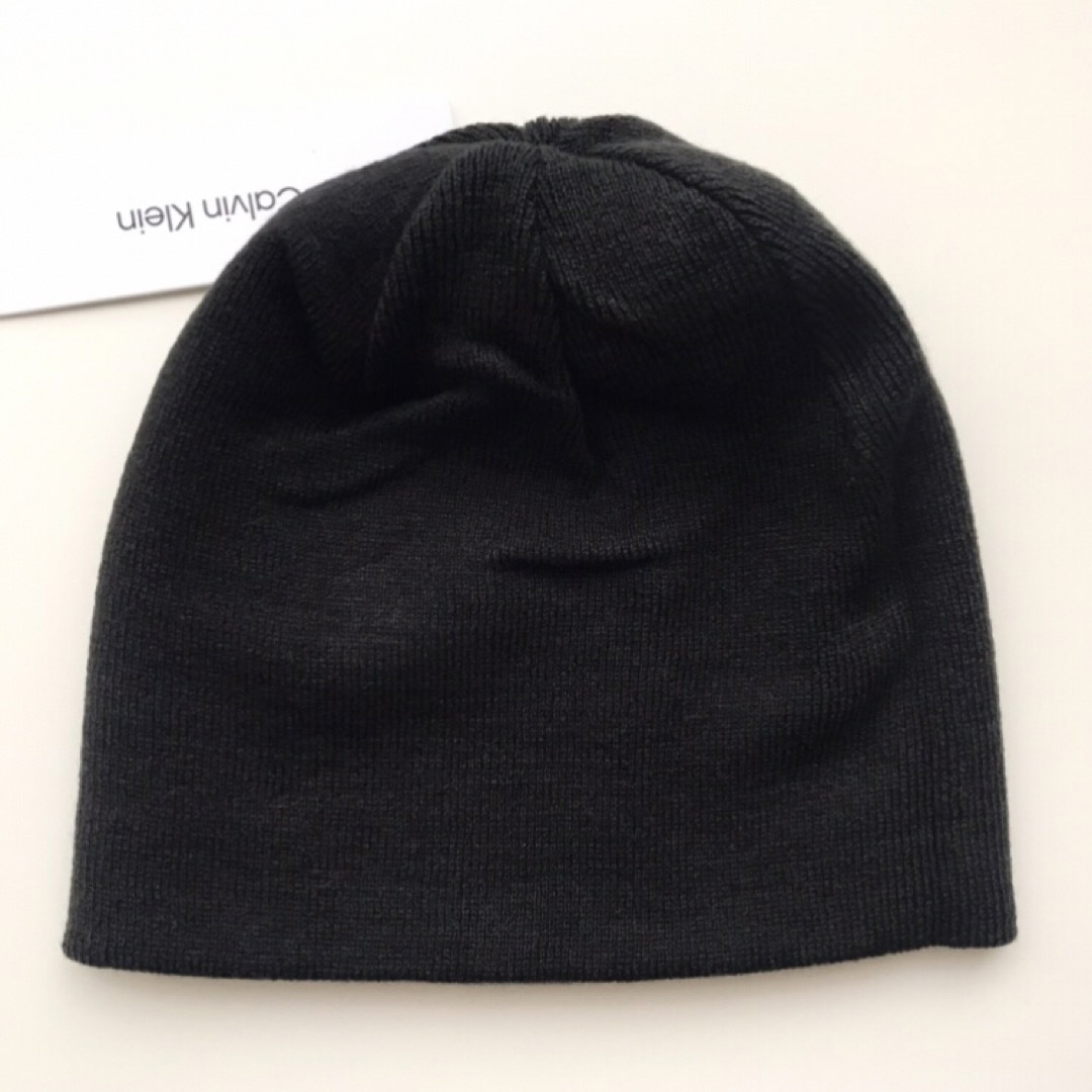 Calvin Klein(カルバンクライン)のレア【新品】カルバンクライン USA リバーシブル ニット帽 メンズの帽子(ニット帽/ビーニー)の商品写真