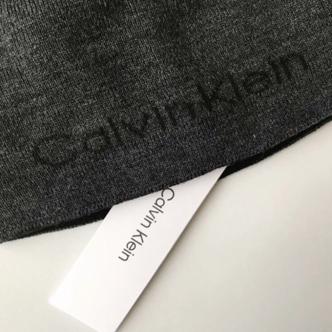 Calvin Klein(カルバンクライン)のレア【新品】カルバンクライン USA リバーシブル ニット帽 メンズの帽子(ニット帽/ビーニー)の商品写真