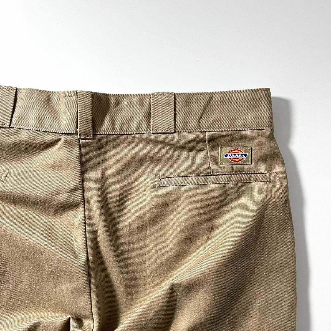 90s USA製 Dickies 874 ワークパンツ カーキ ベージュ W38メンズ