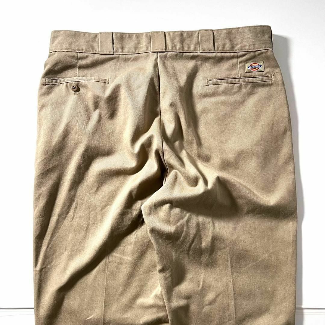 90s USA製 Dickies 874 ワークパンツ カーキ ベージュ W38メンズ