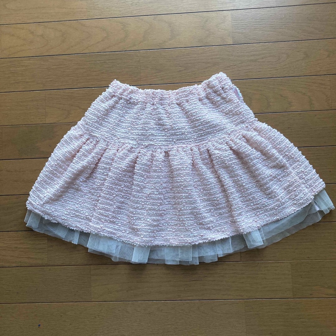 mezzo piano(メゾピアノ)のメゾピアノのスカート　ピンク キッズ/ベビー/マタニティのキッズ服女の子用(90cm~)(スカート)の商品写真