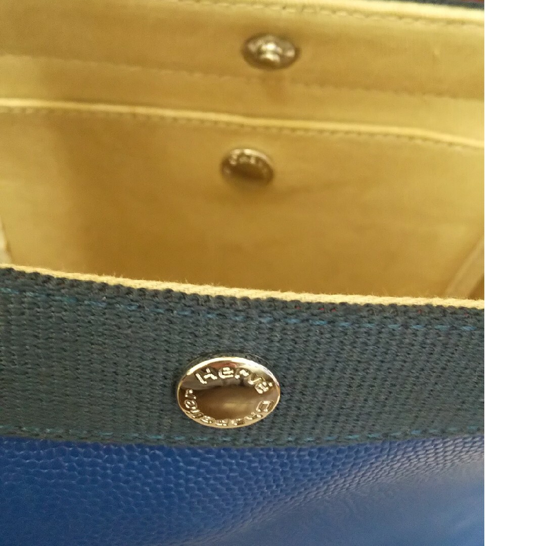 Herve Chapelier(エルベシャプリエ)のエルベシャプリエ 707GP トートバッグ ウトラメール×ネイビー レディースのバッグ(トートバッグ)の商品写真