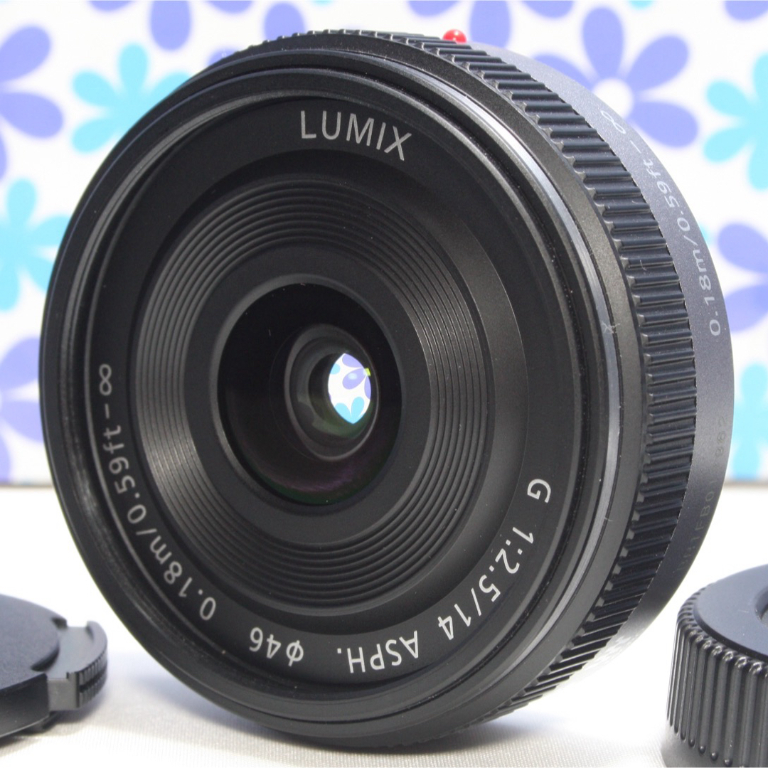 極美品❤️パナソニック LUMIX 14mm❤️単焦点レンズ❤コンパクト❤️-