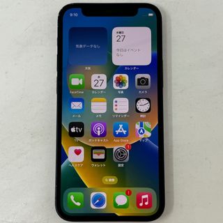 アップル(Apple)のSIMフリー iPhone 12 mini 64GB MGA03J/A ブラック(スマートフォン本体)