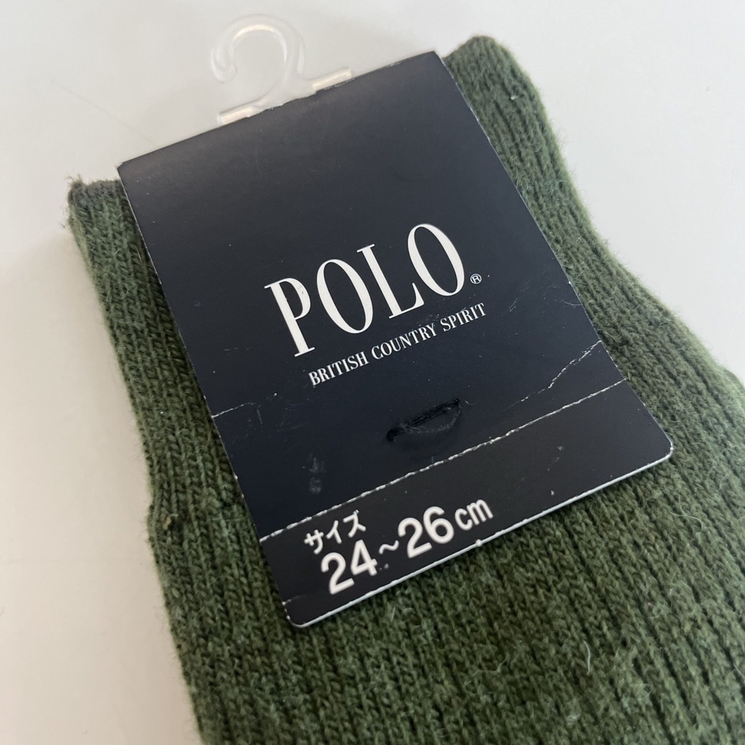 POLO（RALPH LAUREN）(ポロ)の新品未使用 POLO 靴下 ソックス 24~26cm メンズのレッグウェア(ソックス)の商品写真