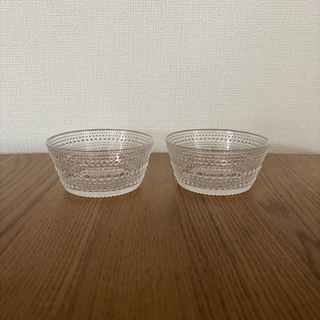 イッタラ(iittala)のイッタラ☆カステヘルミ☆230mlボウル☆クリア☆２個(食器)