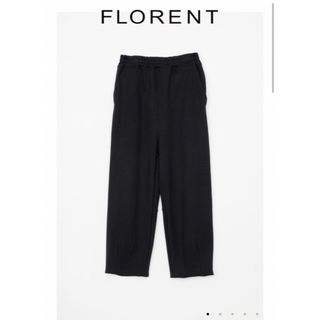 フローレント(FLORENT)のフローレント　RELAXED PANTS 36 ブラック(カジュアルパンツ)