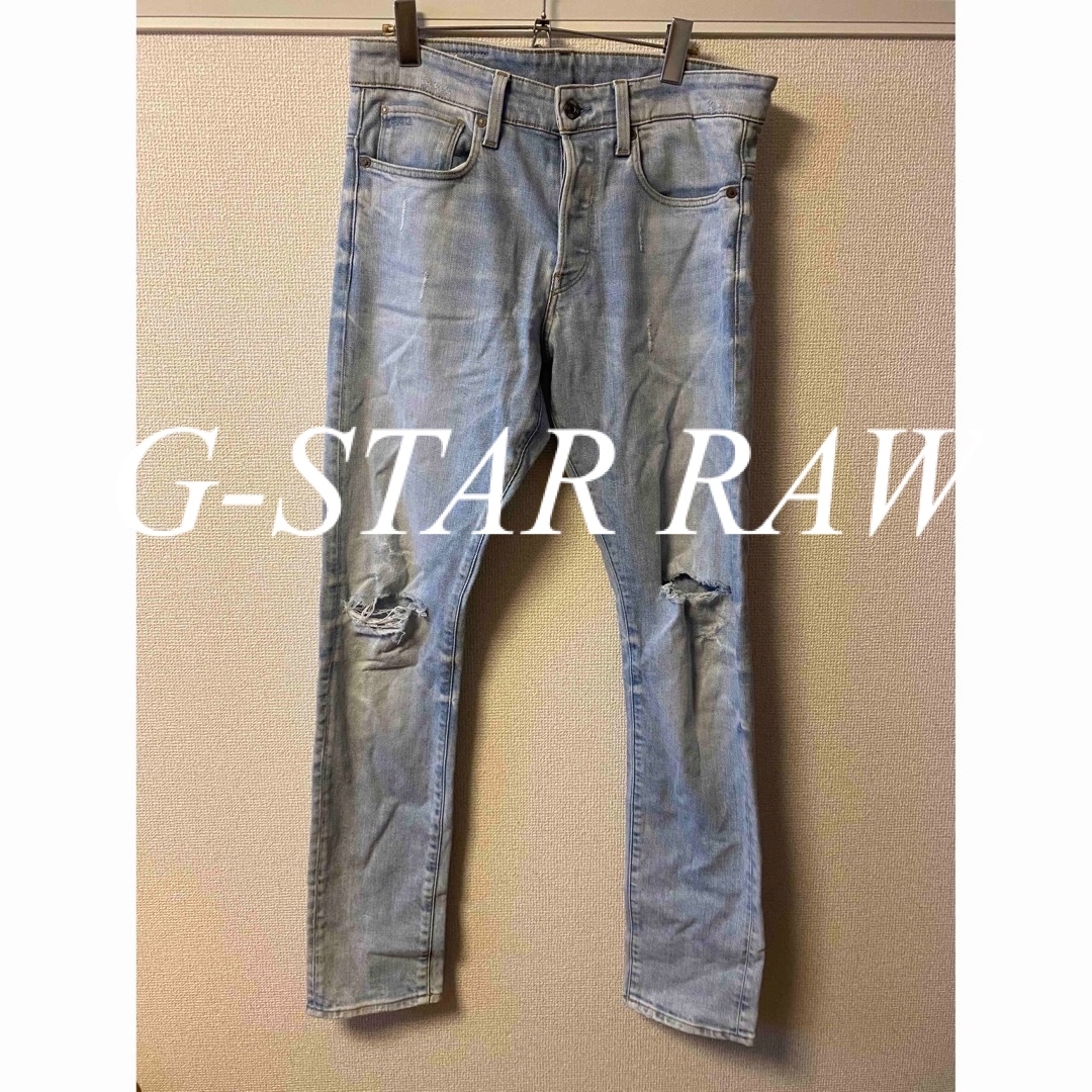 G-STAR RAW(ジースター)のG-STAR RAW デニム　ダメージジーンズ メンズのパンツ(デニム/ジーンズ)の商品写真