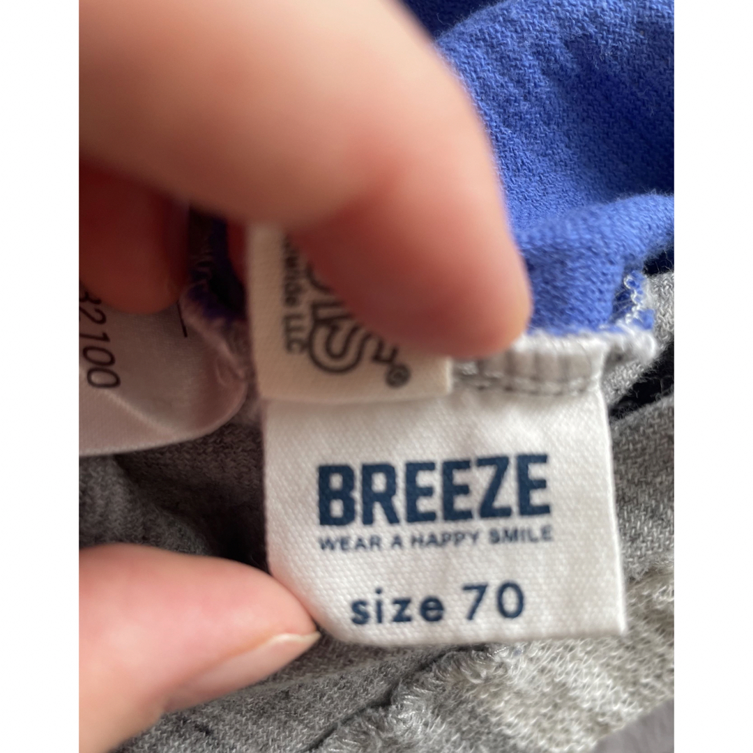 BREEZE(ブリーズ)の70㎝　ブリーズ　カバーオール　スヌーピー キッズ/ベビー/マタニティのベビー服(~85cm)(カバーオール)の商品写真