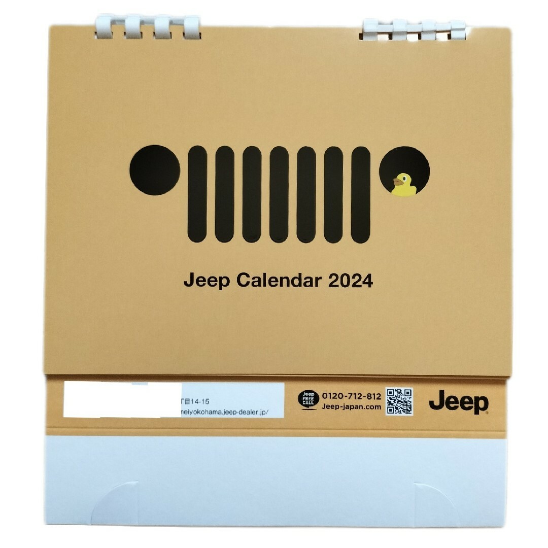 Jeep(ジープ)の【2024年最新版】ジープ Jeep 公式カレンダー オリジナル 卓上カレンダー インテリア/住まい/日用品の文房具(カレンダー/スケジュール)の商品写真