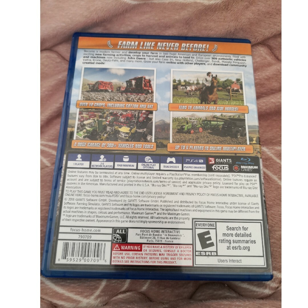PlayStation4(プレイステーション4)のFarming Simulator 19 ファーミングシミュレーター19 エンタメ/ホビーのゲームソフト/ゲーム機本体(家庭用ゲームソフト)の商品写真