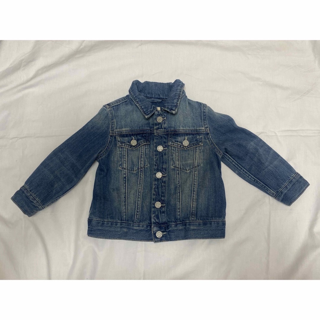 GAP(ギャップ)のGAP denim 子供用 ジージャン デニム キッズ/ベビー/マタニティのキッズ服女の子用(90cm~)(ジャケット/上着)の商品写真