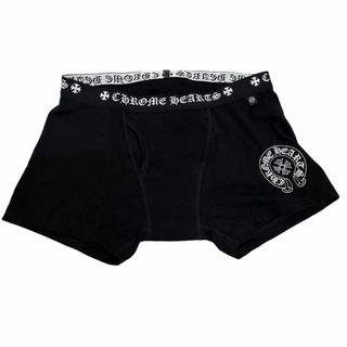 クロムハーツ(Chrome Hearts)のCHROME HEARTS ショートボクサーパンツ Mサイズ ブラック CH1300 クロムハーツ メンズ 下着 ブリーフ 【新品】 U2312K505(ボクサーパンツ)