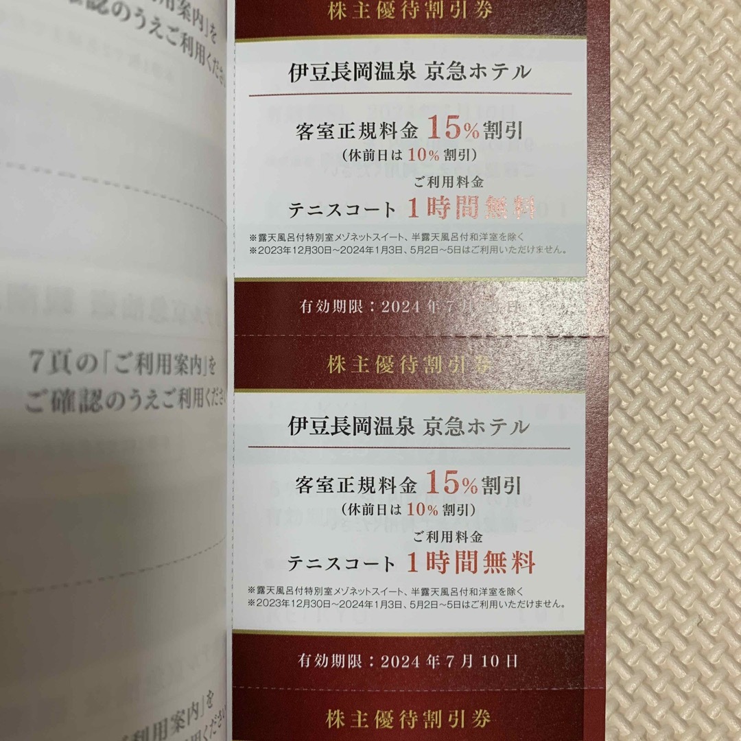 【匿名配送】京急　株主優待　冊子 チケットの優待券/割引券(ショッピング)の商品写真