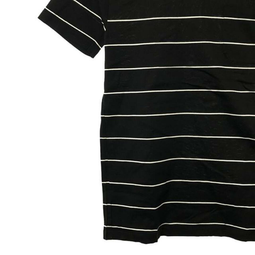 DIOR HOMME(ディオールオム)のDior homme / ディオールオム | 07SS エディ期 エポーレット付き ボーダーTシャツ | S | ブラック | メンズ メンズのトップス(Tシャツ/カットソー(半袖/袖なし))の商品写真