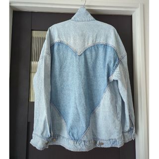 ザラ(ZARA)のZARA ボリュームスリーブ仕様デニムジャケット　M(Gジャン/デニムジャケット)