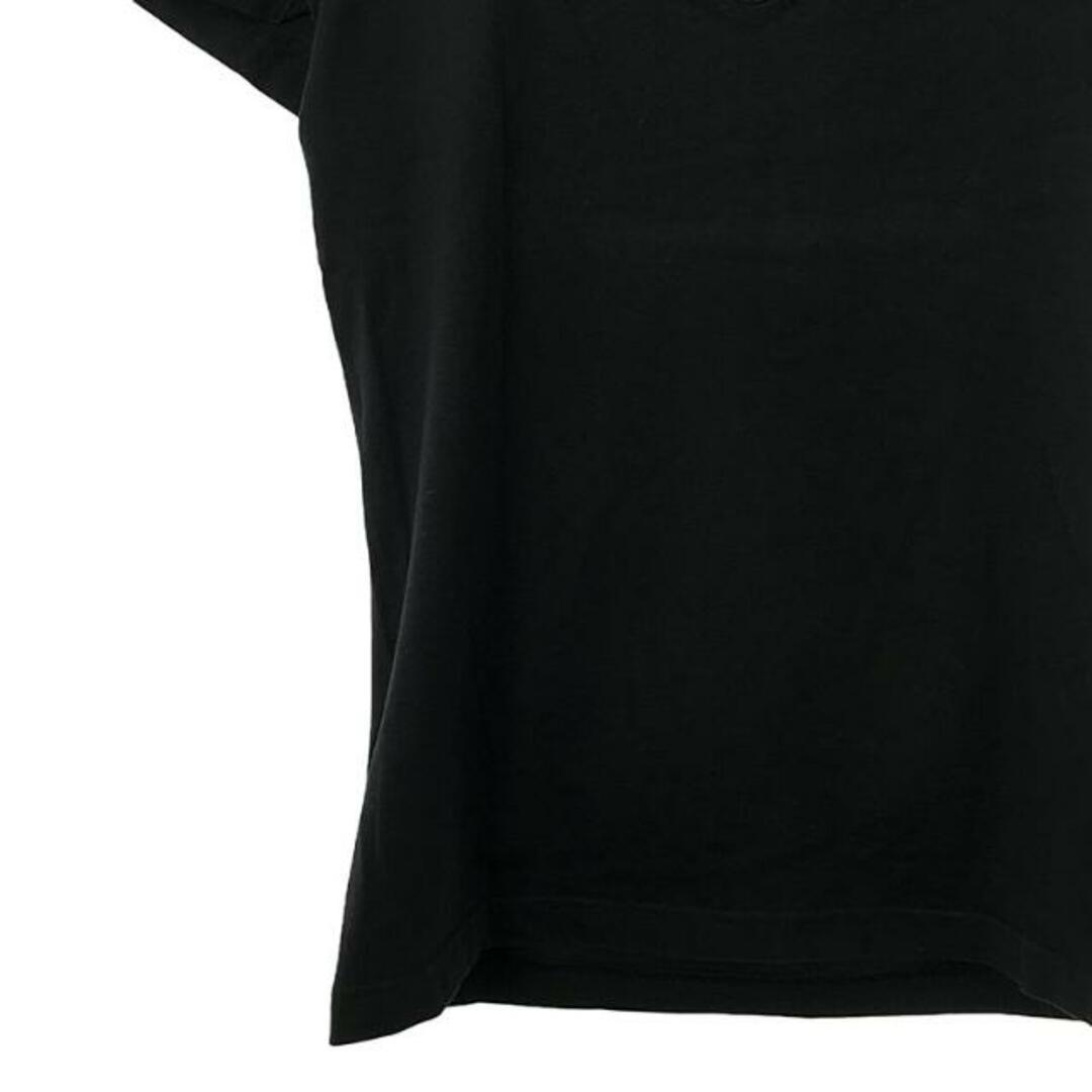 John Galliano(ジョンガリアーノ)のJohn Galliano / ジョンガリアーノ | バックプリント Vネック Tシャツ | L | ブラック | メンズ メンズのトップス(Tシャツ/カットソー(半袖/袖なし))の商品写真