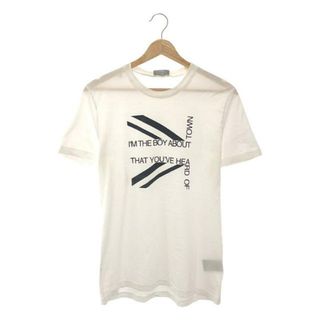 ディオールオム(DIOR HOMME)のDior homme / ディオールオム | 06SS エディ期 ユニオンジャックプリント Tシャツ | M | ホワイト | メンズ(Tシャツ/カットソー(半袖/袖なし))