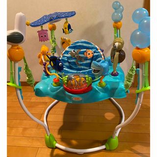 フィッシャープライス(Fisher-Price)の美品　ディズニー　ジャンパルー　ファインディングニモ(ベビージム)