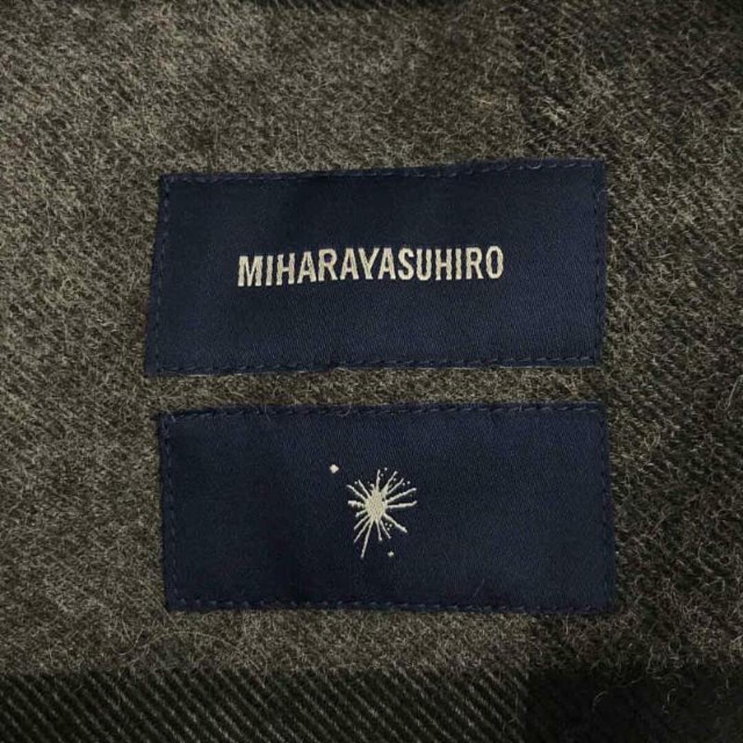 MIHARAYASUHIRO(ミハラヤスヒロ)のMIHARA YASUHIRO / ミハラヤスヒロ | アルパカ混 チェック 裏地キルティング 変形 ベスト | 46 | グレー | メンズ メンズのトップス(ベスト)の商品写真