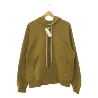 リックオウエンス(Rick Owens)の【新品】  Rick Owens / リックオウエンス | 2022SS | WINDBREAKER ウインドブレーカー ジップアップ スウェットパーカー | XS | SULPHATE / カーキ | メンズ(スウェット)