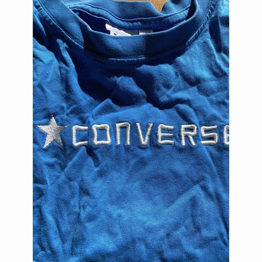 CONVERSE(コンバース)のコンバース　ロンT 120 2枚　ネイビーとライトブルー キッズ/ベビー/マタニティのキッズ服男の子用(90cm~)(Tシャツ/カットソー)の商品写真