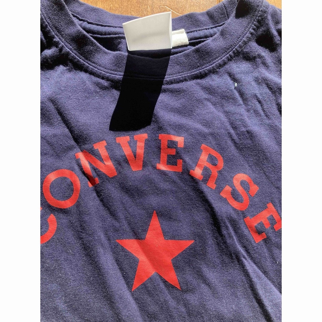 CONVERSE(コンバース)のコンバース　ロンT 120 2枚　ネイビーとライトブルー キッズ/ベビー/マタニティのキッズ服男の子用(90cm~)(Tシャツ/カットソー)の商品写真