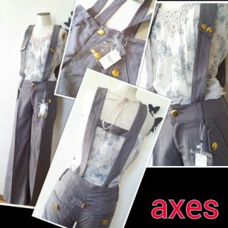 アクシーズファム(axes femme)の値下げ！axesサロペパンツ新品タグ付(サロペット/オーバーオール)