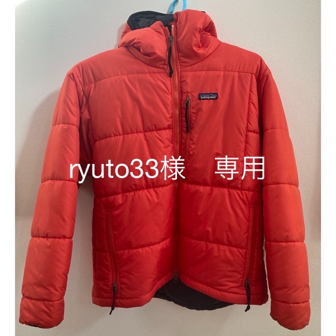 patagonia(パタゴニア)のryuto33様専用2001年パタゴニア  ダスパーカ Mサイズ ポップオレンジ メンズのジャケット/アウター(ダウンジャケット)の商品写真