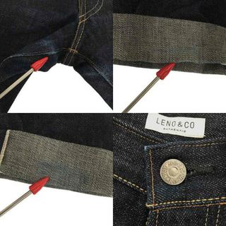 LENO / リノ | LUCY HIGH WAIST TAPERED JEANS ルーシー ハイウエスト テーパード デニムパンツ | 0 | インディゴ | レディースパンツ