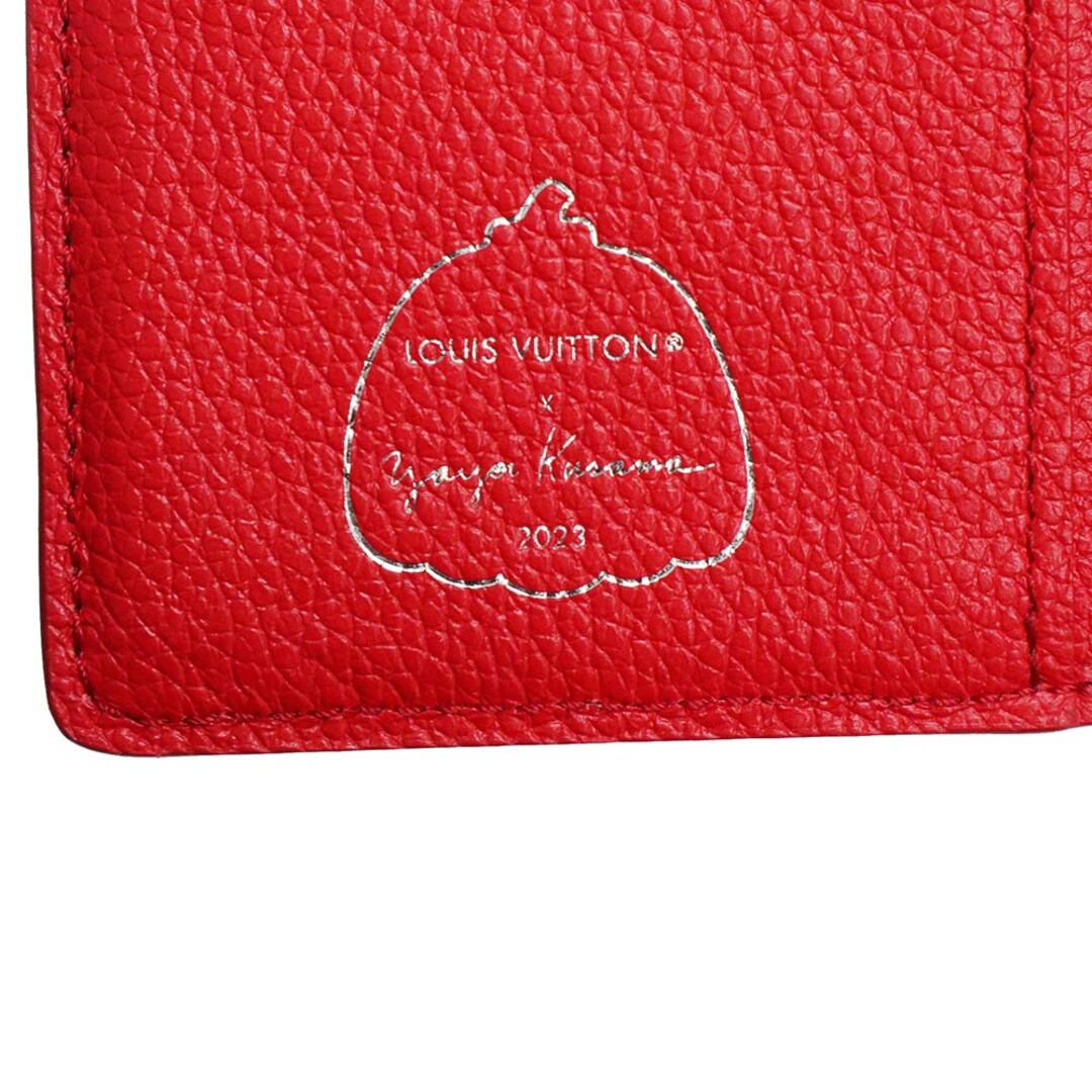 LOUIS VUITTON(ルイヴィトン)のルイ ヴィトン 日本限定 草間彌生 ヤヨイ クサマ LV×YK インフィニティ ドット ポルトフォイユ クレア 二つ折り財布 モノグラムアンプラント レザー ルージュブロン レッド ホワイト 赤 白 シルバー金具 M82103 箱付 LOUIS VUITTON（新品・未使用品） レディースのファッション小物(財布)の商品写真