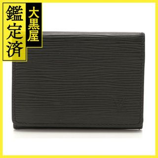 ルイヴィトン(LOUIS VUITTON)のルイヴィトン カードケース 名刺入れ エピ ノワール M56582【434】(名刺入れ/定期入れ)