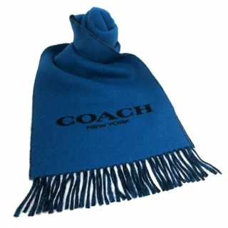 コーチ(COACH)の【新品】コーチ アパレル COACH バイカラー ロゴ ウール マフラー CK717 RI7 アウトレット メンズ BICOLOR MUFFLER(マフラー/ショール)