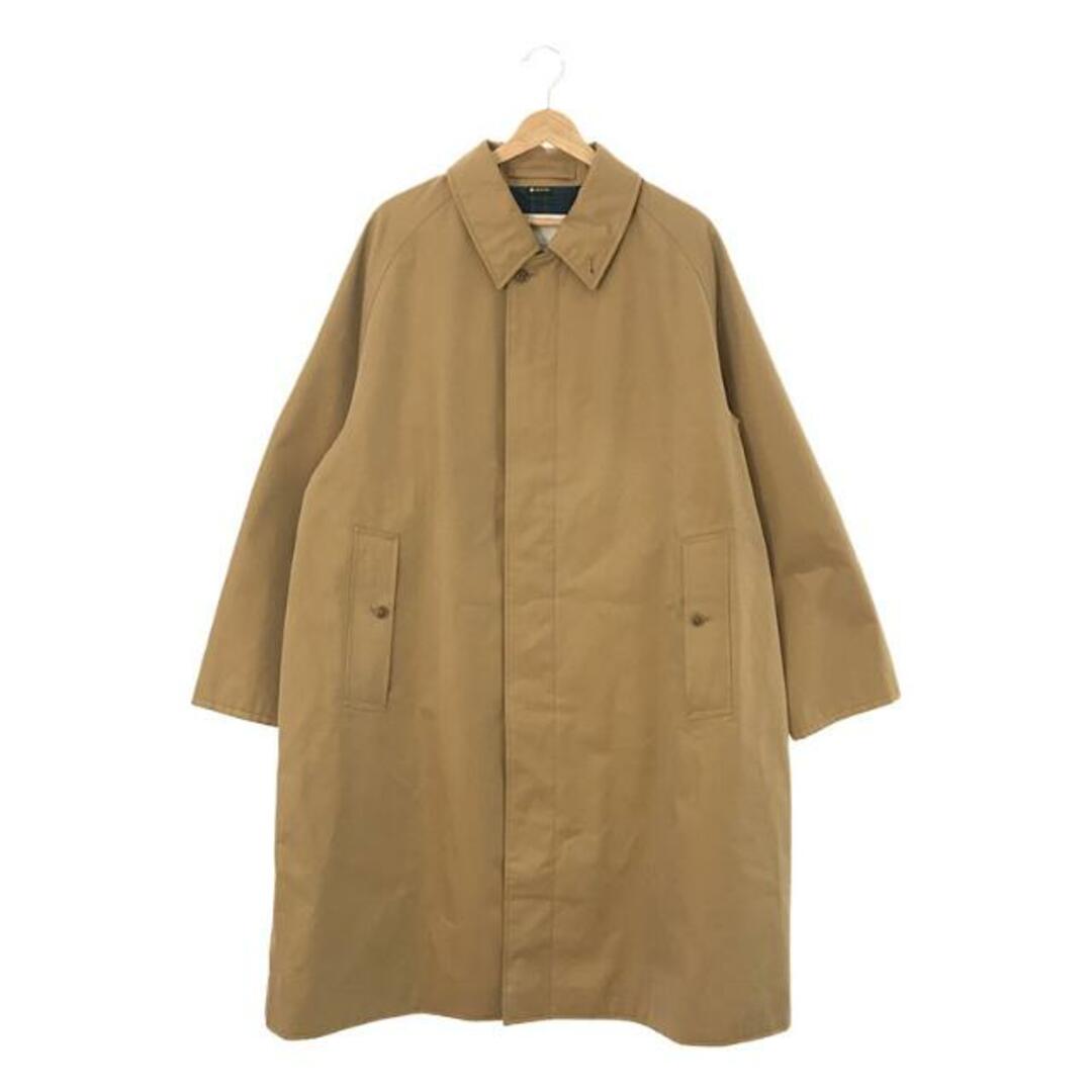 nanamica(ナナミカ)の【美品】  nanamica / ナナミカ | GORE-TEX Balmacaan Coat / ゴアテックス バルマカーンコート | BEIGE | M | メンズ メンズのジャケット/アウター(その他)の商品写真