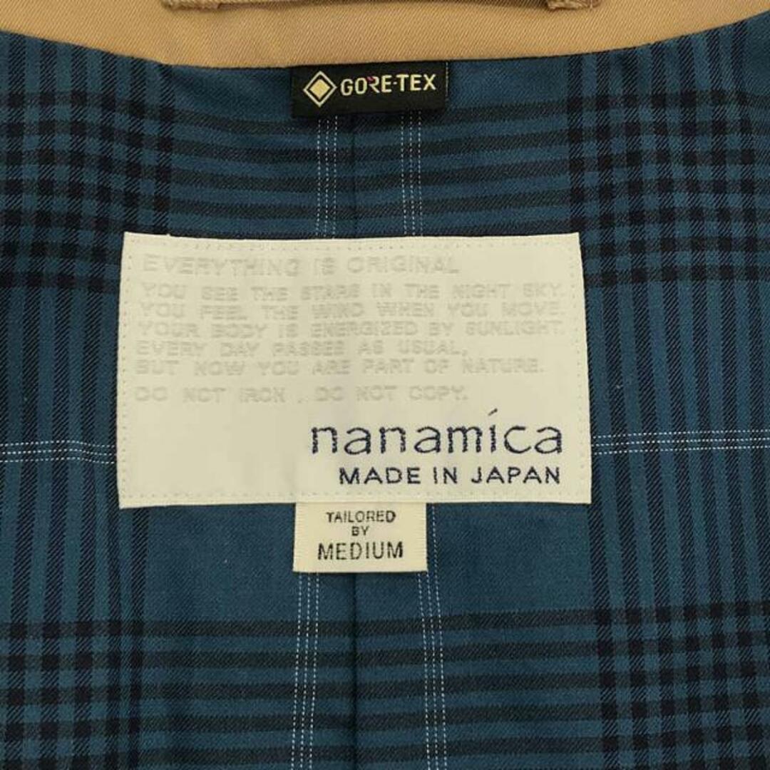 nanamica(ナナミカ)の【美品】  nanamica / ナナミカ | GORE-TEX Balmacaan Coat / ゴアテックス バルマカーンコート | BEIGE | M | メンズ メンズのジャケット/アウター(その他)の商品写真