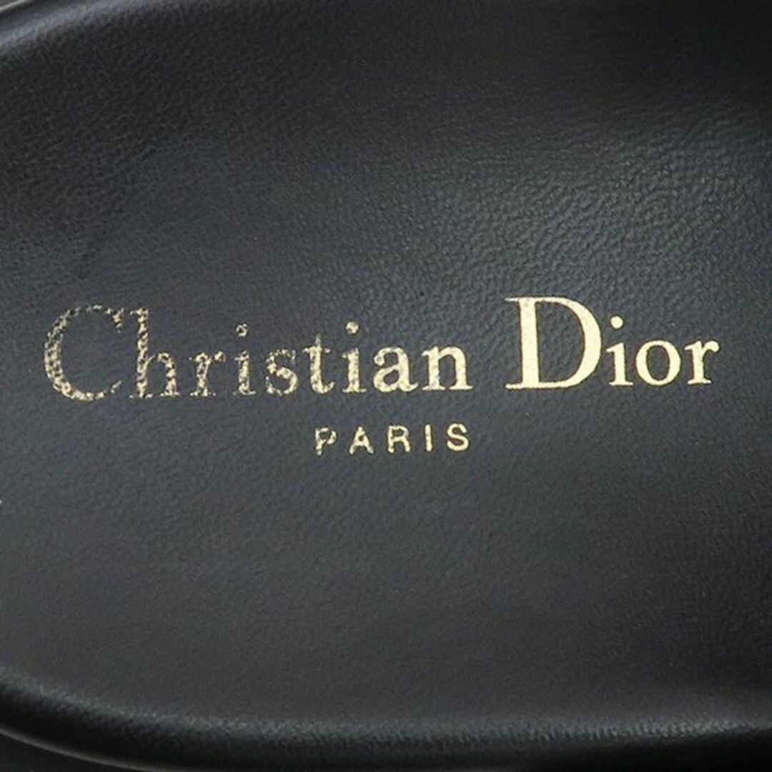 Christian Dior(クリスチャンディオール)の美品 クリスチャン ディオール 2023SS DIORACT ディオールアクト レザー ストラップ スライド フラット サンダル ミュール メンズ 46145 メンズの靴/シューズ(サンダル)の商品写真